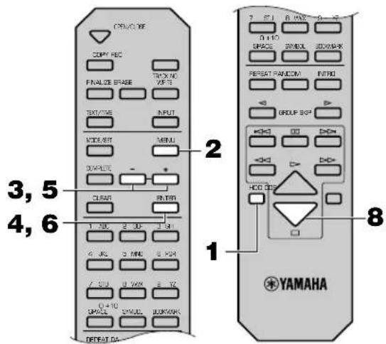 YAMAHA CDRHD1000 - TRACK BEWERKEN - 2
