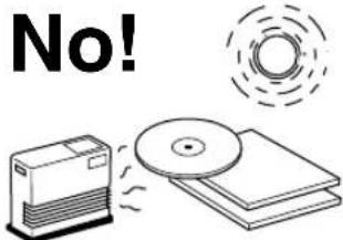 YAMAHA CDRHD1000 - Come trattare i dischi - 2