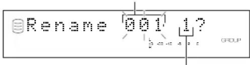 YAMAHA CDRHD1000 - Track Rename - 1