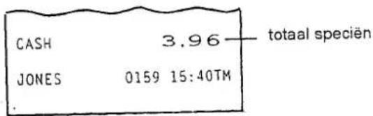 CASH 3.96— totaal speciën JONES 0159 15:40TM