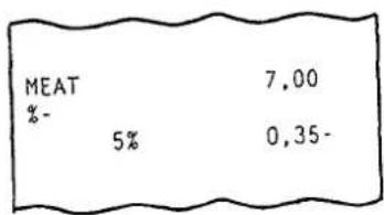 MEAT %- 5% 7.00 0,35-