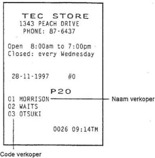 TEC STORE 1343 PEACH DRIVE PHONE: 87-6437 Open 8:00am to 7:00pm Closed: every Wednesday 28-11-1997 #0 P20 01 MORRISON 02 WAITS 03 OTSUKI Naam verkoper 0026 09:14TM Code verkoper