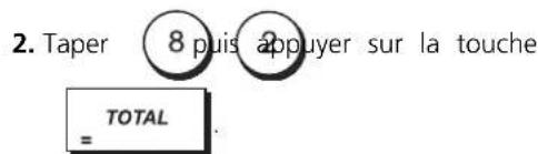 OLIVETTI ECR 8100 - Rapport de programmation des séquences de devises étrangères - 1