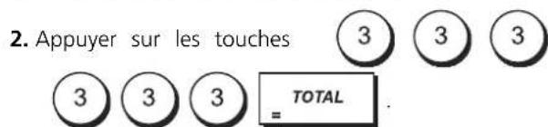 OLIVETTI ECR 8100 - Programmation du mot de passe en mode école - 1