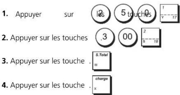 OLIVETTI ECR 8100 - ENREGISTREMENT D'UNE VENTE AVEC CARTE DE CRÉDIT - 1