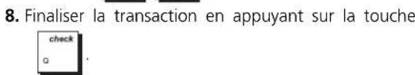 OLIVETTI ECR 8100 - MISE EN ATTENTE ET RAPPEL D'UNE TRANSACTION DE VENTE - 10