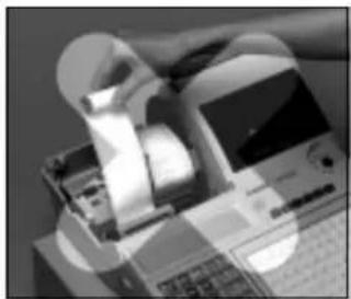 CASIO TKT500 - Pour remplacer le rouleau de reçus - 3