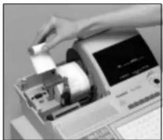 CASIO TKT500 - Pour remplacer le rouleau de reçus - 4