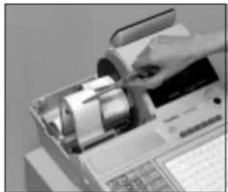 CASIO TKT500 - Pour remplacer le rouleau de reçus - 1