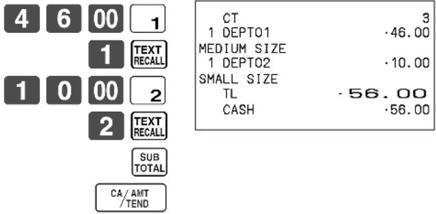 CASIO TKT500 - Exemple - 1