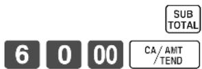 CASIO TKT500 - Opération Reçu - 2