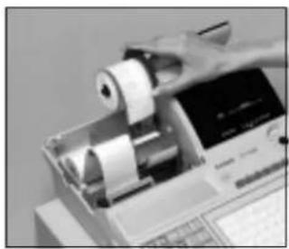 CASIO TKT500 - Pour remplacer le rouleau de la bande de contrôle - 7