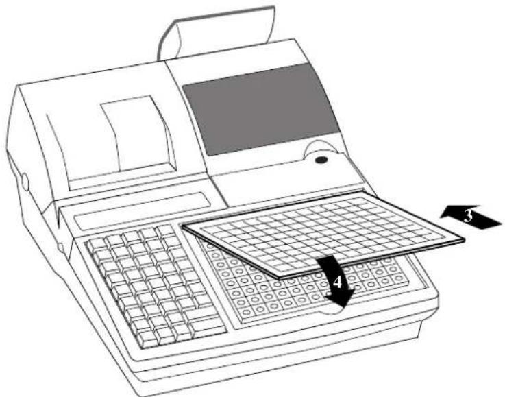 CASIO TKT500 - Remettre le cadre de feuille - 1