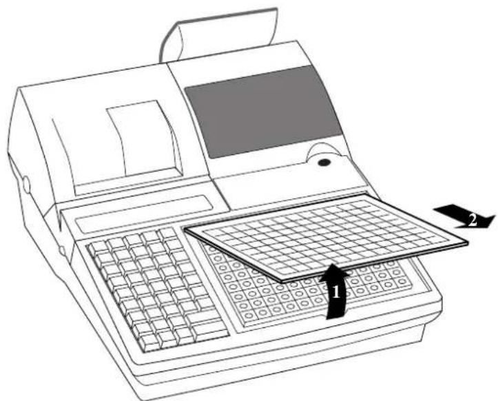 CASIO TKT500 - Retirer le cadre de feuille - 1