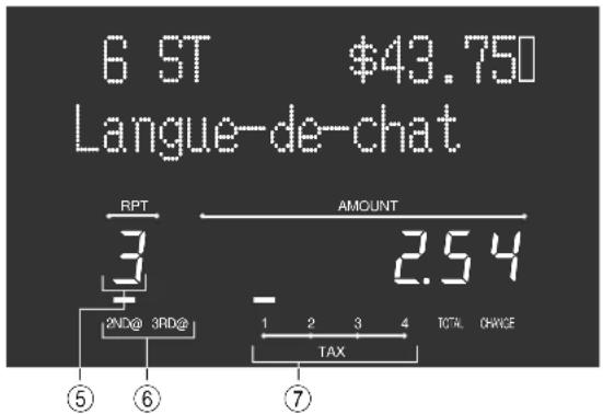 CASIO TKT500 - Exemple d'affichage - 2
