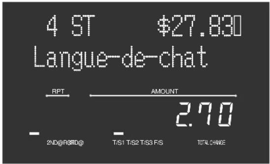 CASIO TKT500 - Panneau d'affichage - 1
