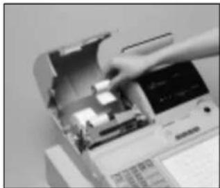 CASIO TK6000 - Pour remplacer le rouleau de la bande de contrôle - 18