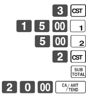 CASIO TK6000 - Opération reçu - 3