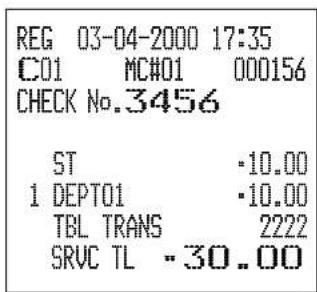 CASIO TK6000 - Opération reçu - 4