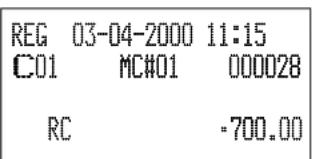 CASIO TK6000 - Opération reçu - 3