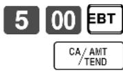 CASIO TK6000 - Opération reçu - 2