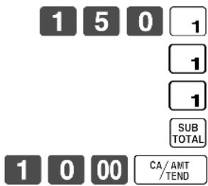 CASIO TK6000 - Opération reçu - 1