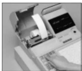 CASIO TK6000 - Mise en place du rouleau de bande de contrôle - 10