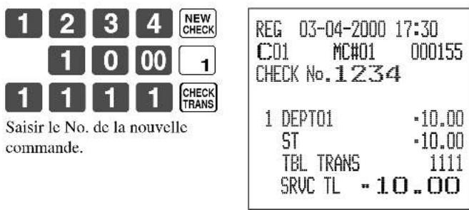 CASIO TK6000 - Opération reçu - 1