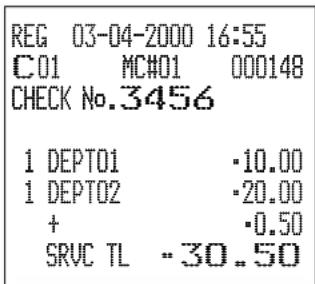 CASIO TK6000 - Opération avec la touche nouvelle/ancienne commande - 1