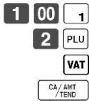 CASIO TK6000 - Opération reçu - 1