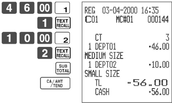 CASIO TK7000 - Exemple - 1