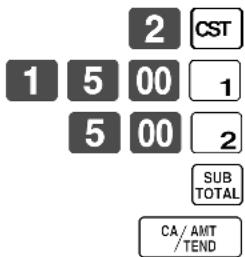 CASIO TK7000 - Opération Reçu - 1