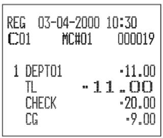 CASIO TK7000 - Chèque - 2