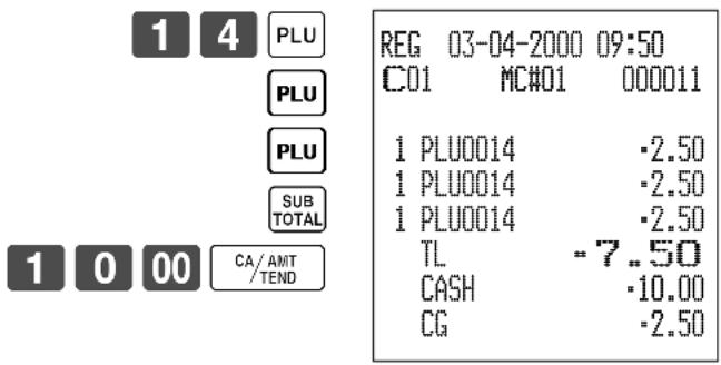 CASIO TK7000 - Répétition de PLU - 1