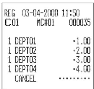 CASIO TK7000 - Opération Reçu - 2