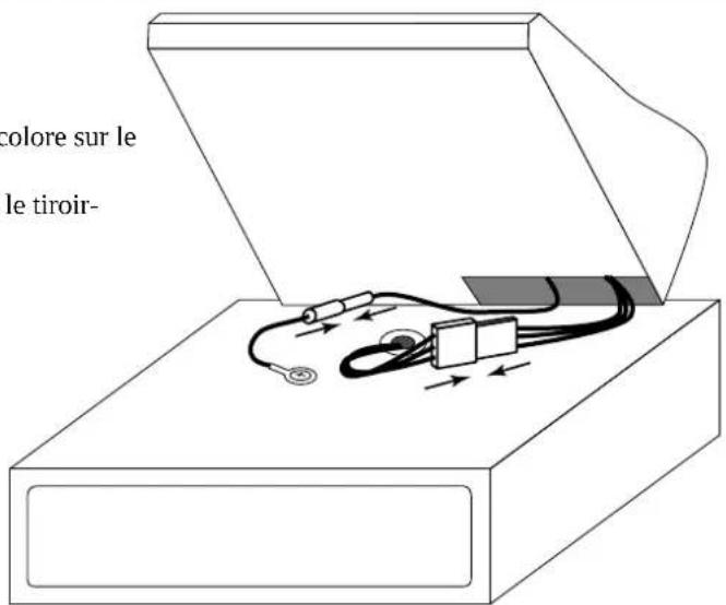 CASIO TK7000 - Raccorder le tiroir-caisse. - 1