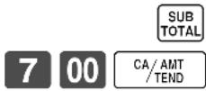 CASIO TK7000 - Opération Reçu - 3