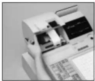 CASIO TK7000 - Pour remplacer le rouleau de la bande de contrôle - 2