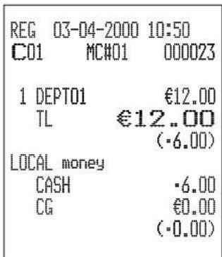 CASIO TK7000 - Reçu - 1