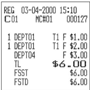 CASIO TK7000 - Enregistrement de "Food stamp" (Réglementation de l'Illinois) - 3