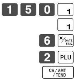CASIO TK7000 - Enregistrement des produits retournés en mode RF - 2