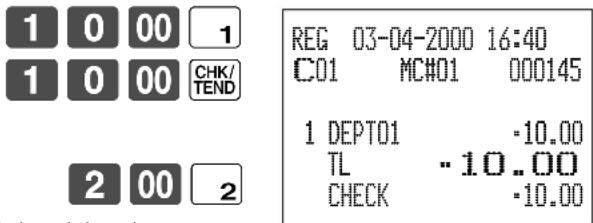 CASIO TK7000 - Exemple 1 - 1