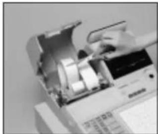 CASIO TK7000 - Pour remplacer le rouleau de reçus - 1