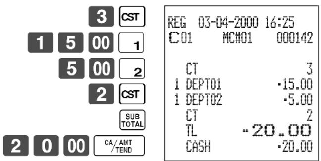 CASIO TK7000 - Opération Reçu - 1