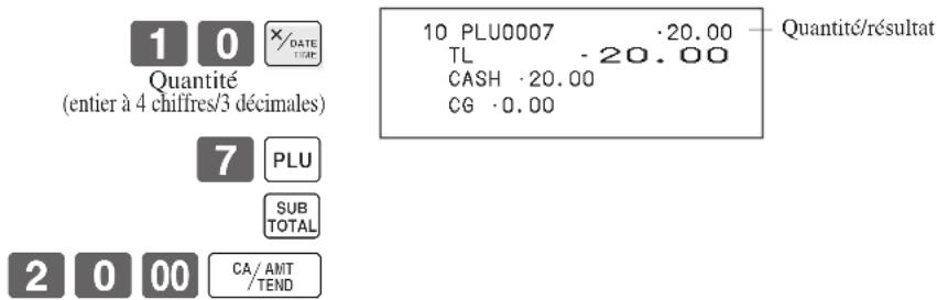 CASIO SES2000 - Programmation des PLU - 7