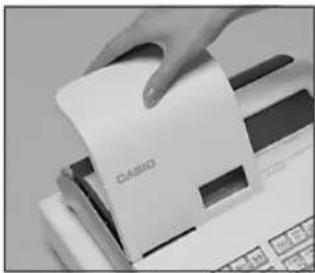 CASIO SES2000 - Pour installer le rouleau de papier du journal - 1