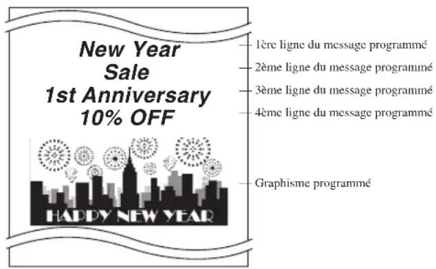 CASIO SES2000 - Exemple de message et de graphisme - 1
