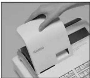 CASIO SES2000 - Pour installer le rouleau de papier des tickets de caisse - 1