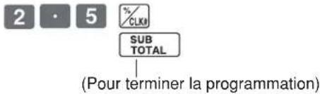 CASIO SES10 - 1-2 Taux pour la touche pourcentage - 2