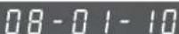 CASIO SES10 - Réglage de la date - 6